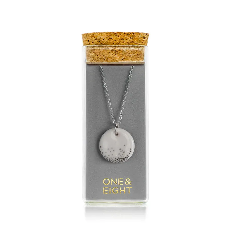 1&8 Porcelain Silver Mist Necklace
