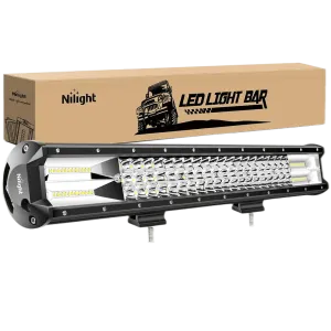 26 Inch 297W 29700LM Triple Row Spot Flood LED Light Bar