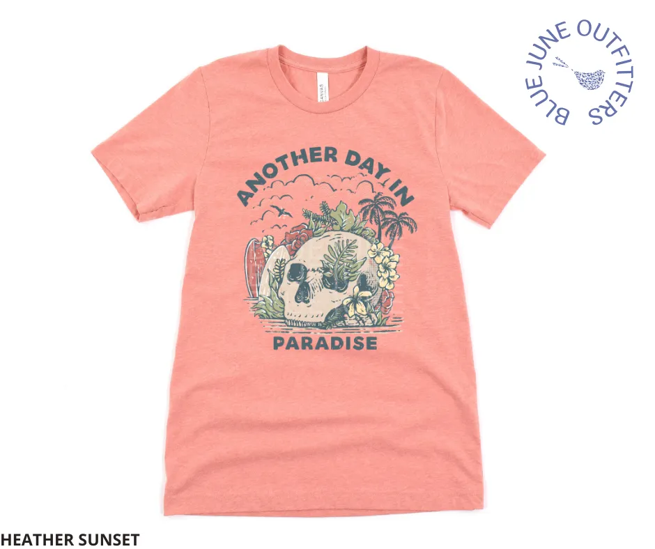 Another Day In Paradise | Tropical Skull Tee