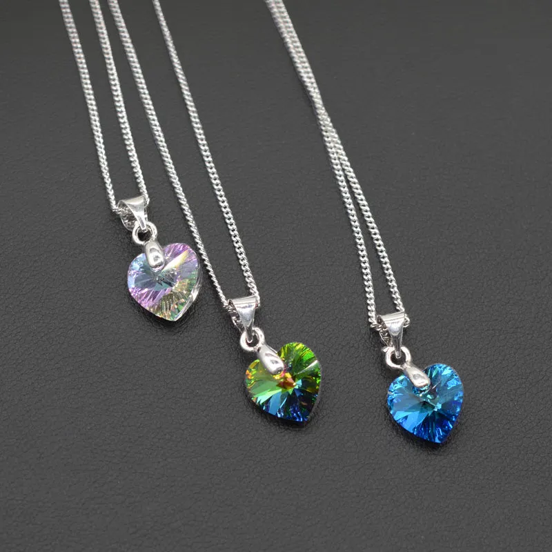 BAFFIN   Swarovski Crystal Heart Pendant Necklace for Women