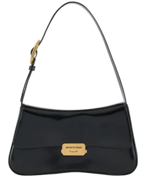 Borsa a spalla baguette finish spazzolato