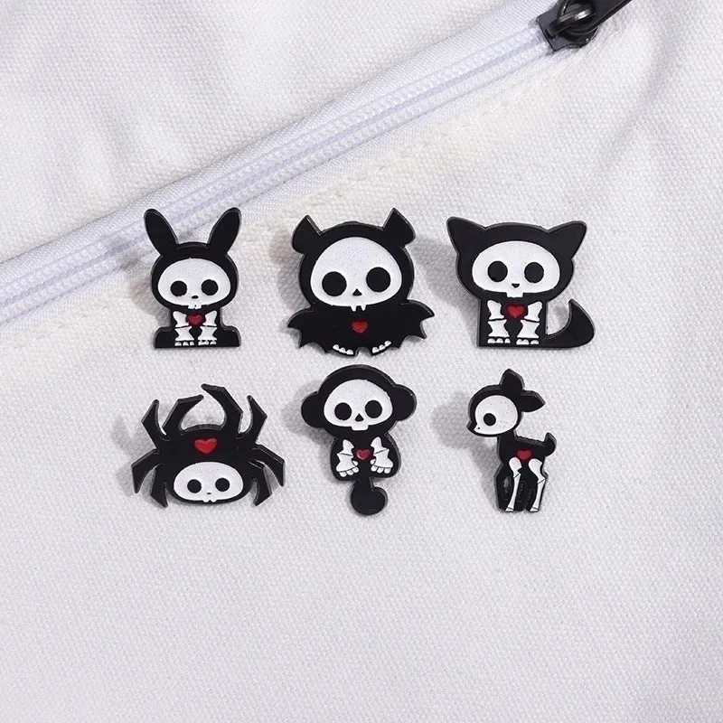 Cartoon Style Animal Alloy Stoving Varnish Plating Unisex Brooches