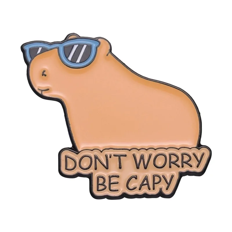 Cartoon Style Animal Alloy Stoving Varnish Plating Unisex Brooches
