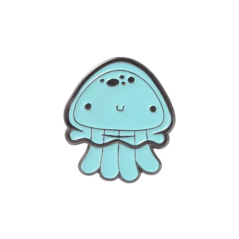 Cartoon Style Cute Animal Frog Alloy Stamping Stoving Varnish Plating Unisex Brooches