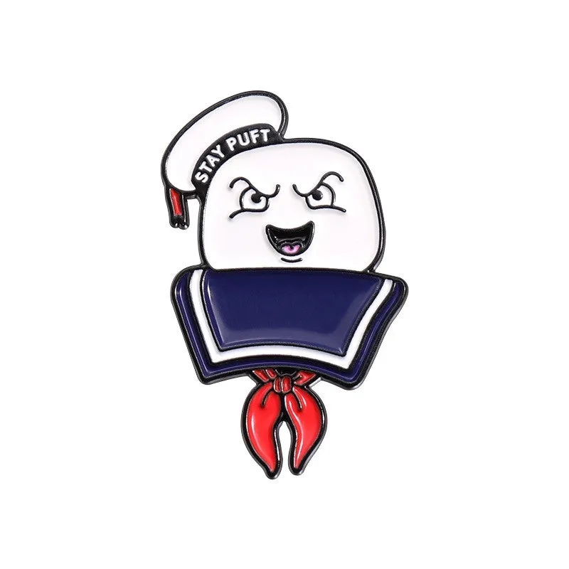 Cartoon Style Cute Animal Letter Plant Alloy Stoving Varnish Plating Unisex Brooches Collar Pin
