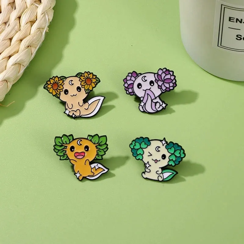 Cartoon Style Cute Cowboy Style Animal Alloy Stamping Stoving Varnish Plating Unisex Brooches Collar Pin