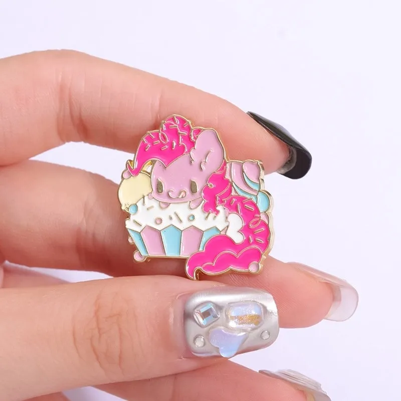 Cartoon Style Cute Cowboy Style Animal Alloy Stamping Stoving Varnish Plating Women's Brooches
