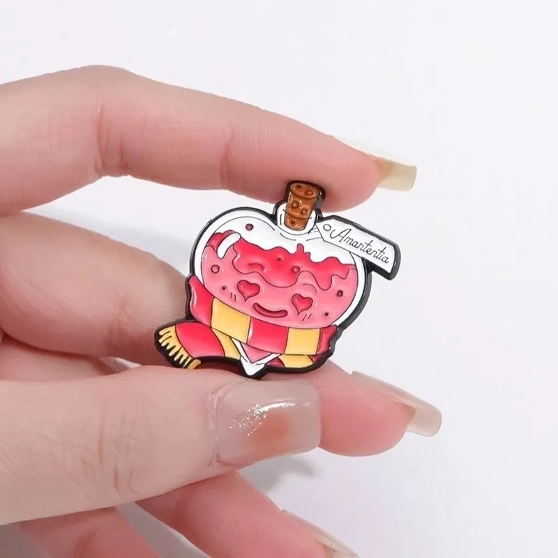 Cartoon Style Cute Cowboy Style Animal Cat Bottle Alloy Stamping Stoving Varnish Plating Unisex Brooches