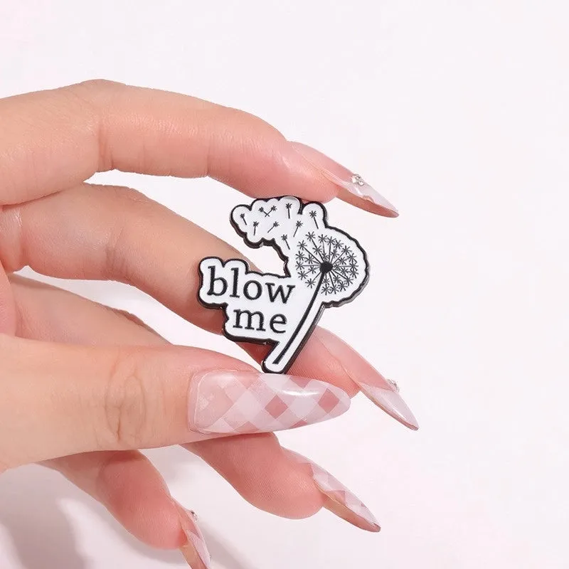Cartoon Style Cute Pin Animal Letter Plant Alloy Stamping Stoving Varnish Plating Unisex Badge Brooches Collar Pin