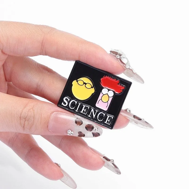 Cartoon Style Cute Pin Animal Letter Plant Alloy Stamping Stoving Varnish Plating Unisex Badge Brooches Collar Pin