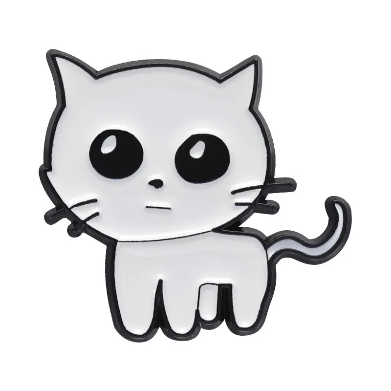 Cartoon Style Original Design Cowboy Style Animal Bear Bat Alloy Stamping Stoving Varnish Plating Kid's Adults Brooches