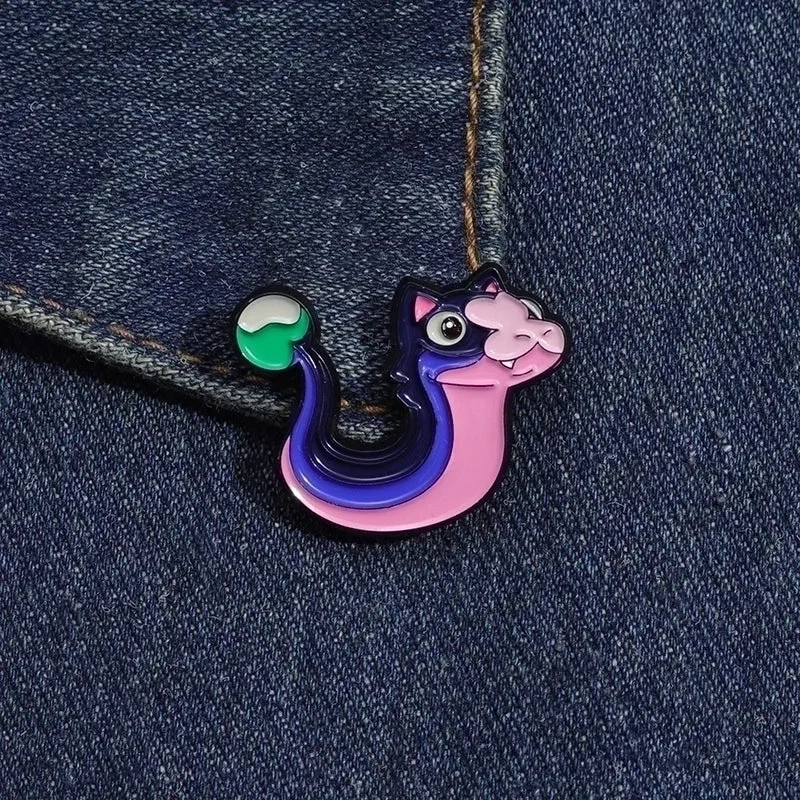 Cartoon Style Original Design Cowboy Style Animal Bear Bat Alloy Stamping Stoving Varnish Plating Kid's Adults Brooches