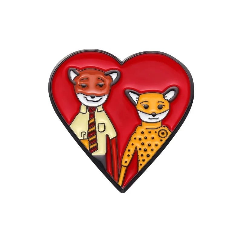 Cartoon Style Original Design Cowboy Style Animal Bear Bat Alloy Stamping Stoving Varnish Plating Kid's Adults Brooches