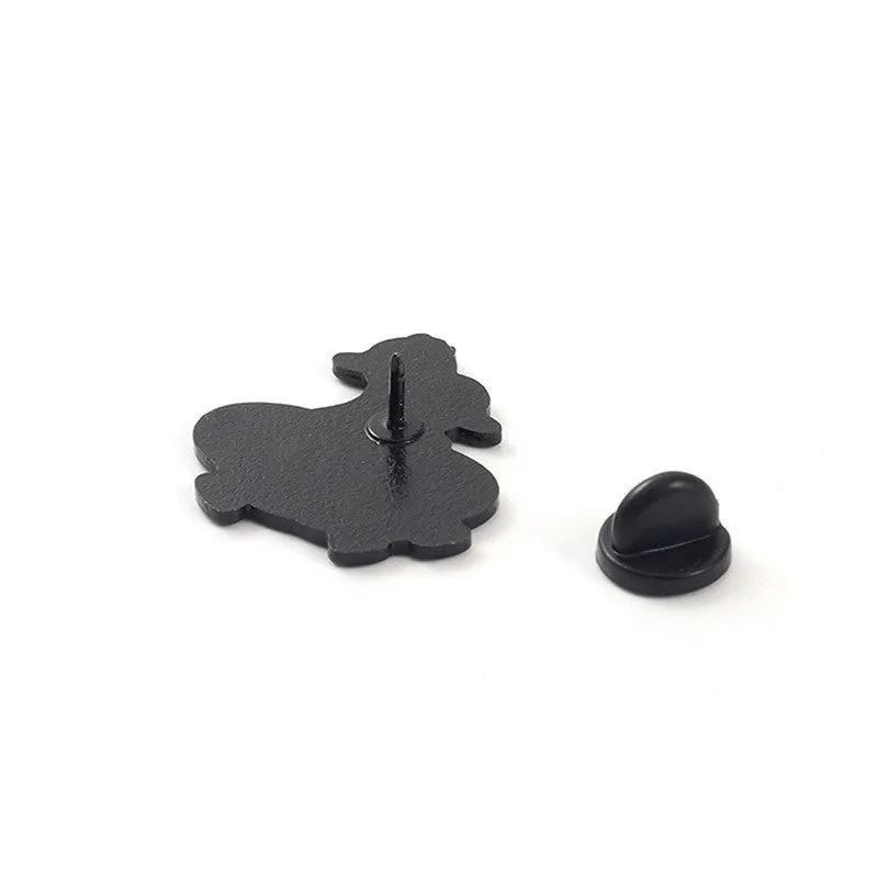 Cartoon Style Pin Animal Duck Alloy Stoving Varnish Unisex Brooches