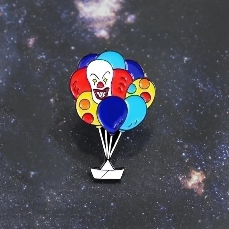 Cartoon Style Pin Clouds Animal Astronaut Alloy Unisex Brooches