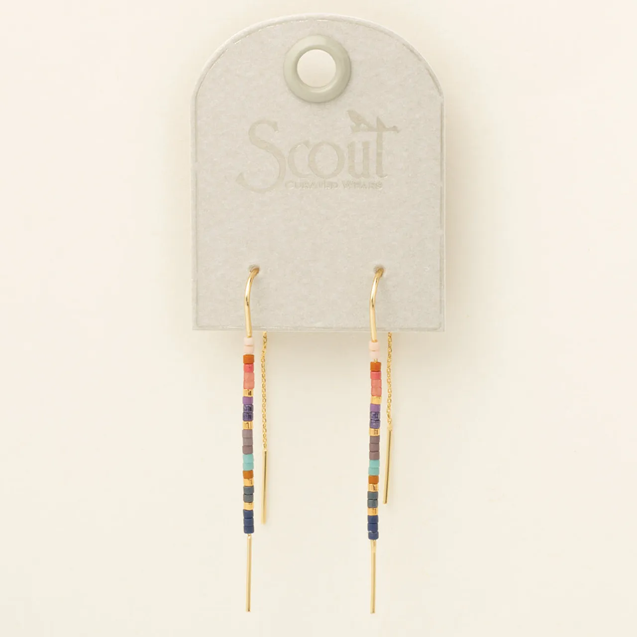 Chromacolor Miyuki Thread Earrings
