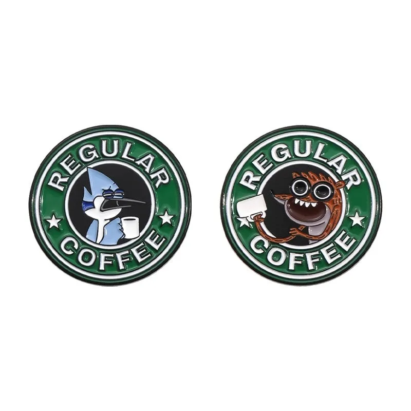 Cute Funny Pin Animal Letter Alloy Plating Unisex Brooches