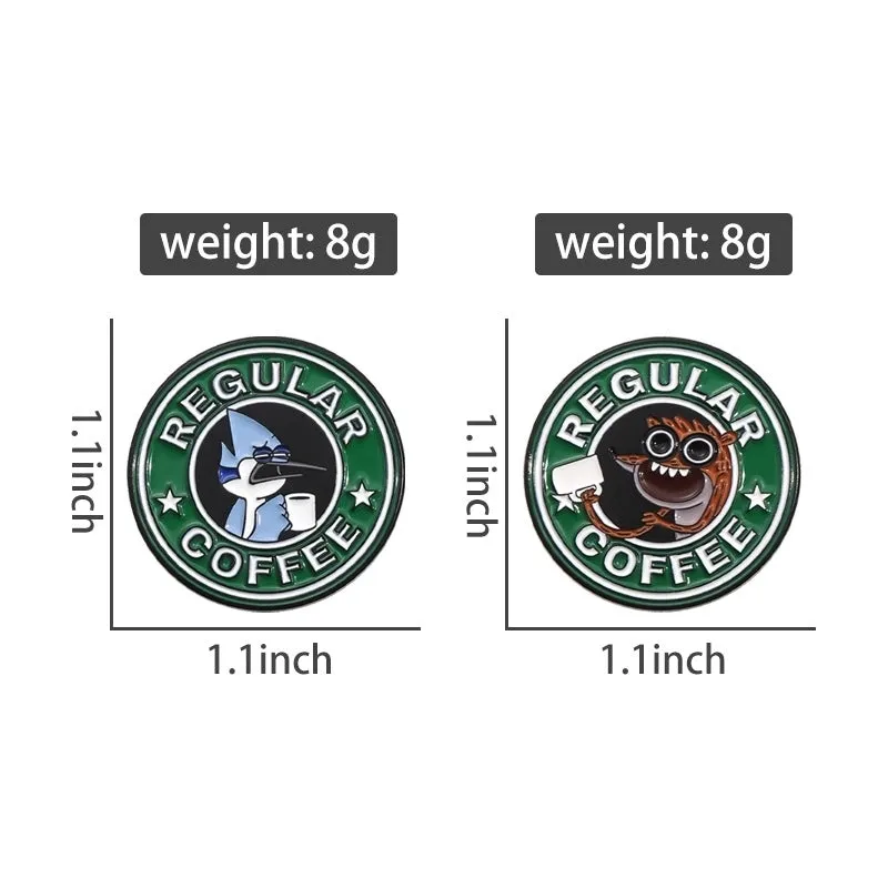 Cute Funny Pin Animal Letter Alloy Plating Unisex Brooches