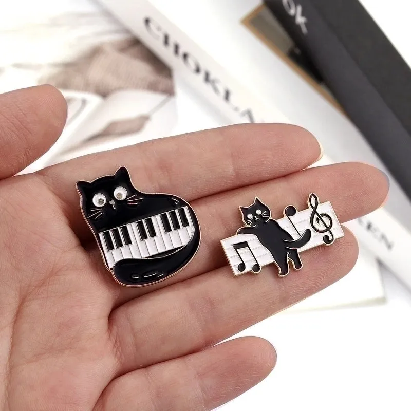 Cute Pin Animal Cat Alloy Plating Unisex Brooches