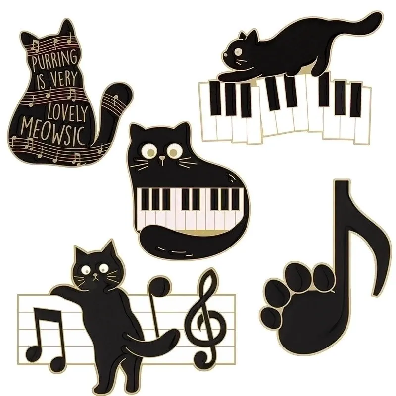 Cute Pin Animal Cat Alloy Plating Unisex Brooches