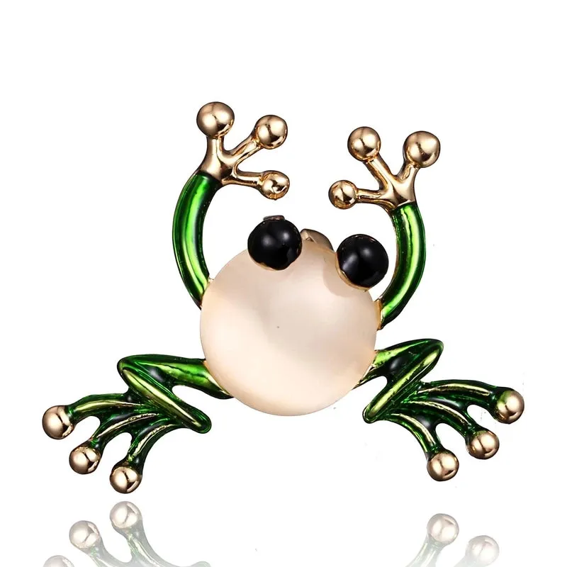 Fashion Pin Animal Alloy Plating Rhinestones Unisex Brooches