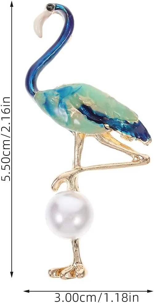 Flamingo Brooch Flamingo Lapel Pins Brooch Pin Alloy Lapel Pins Flamingo Breastpin